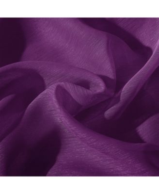 Malibu Linen Look Sheer Grommet Window Panel