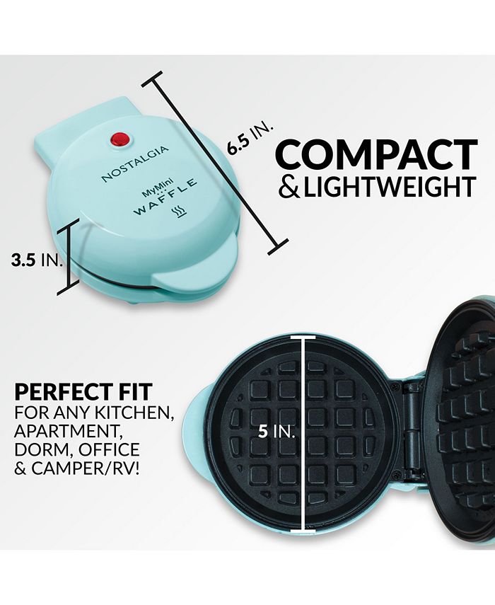 Nostalgia MWF5AQ MyMini Personal Electric Waffle Maker Macy's