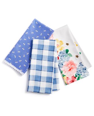 Martha Stewart Collection Bee Kitchen Towels, Set Of 4