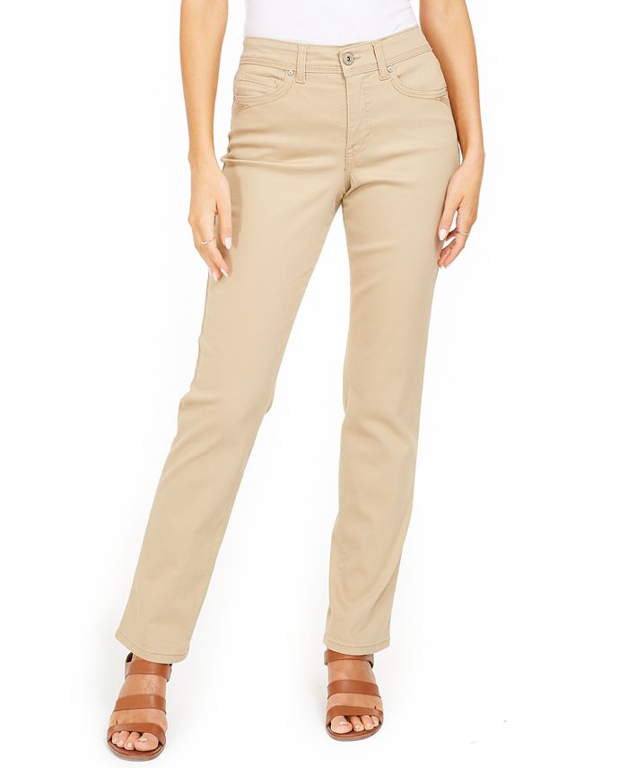 Style & Co Plus Size Tummy-Control Straight-Leg Jeans, Created for Macy's -  Macy's