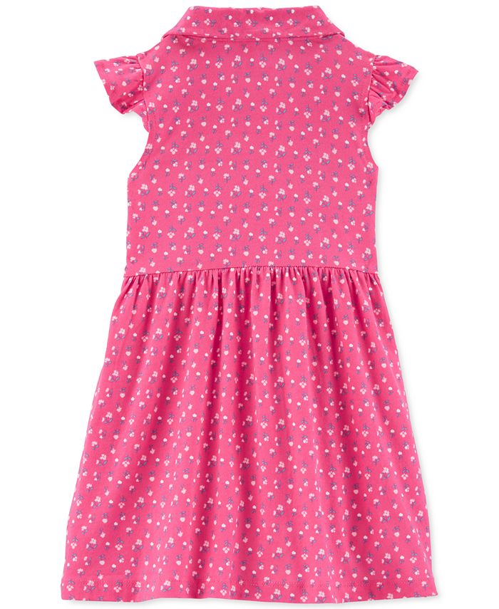 Carter's Toddler Girls Cotton Floral-Print Shirtdress - Macy's