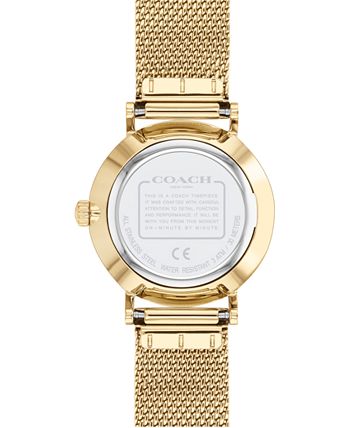 COACH - Women's Perry Gold-Tone Stainless Steel Bracelet Watch 28mm