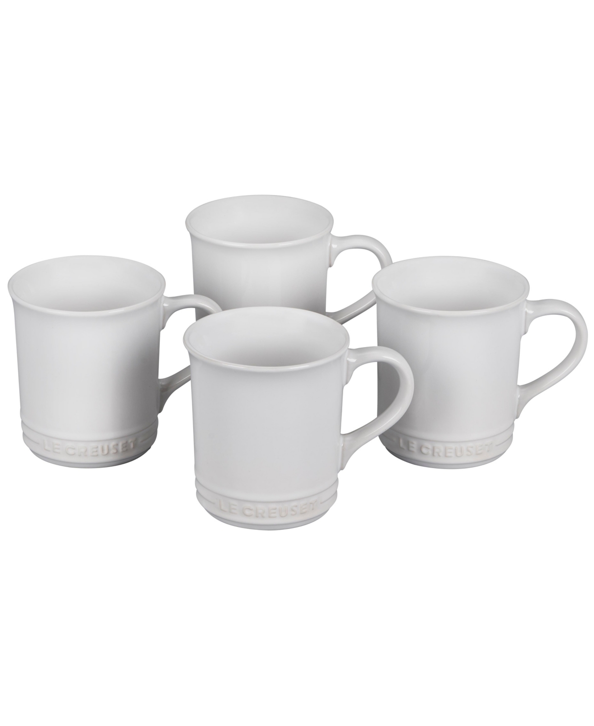 Le Creuset oz. Stoneware Set of Four Coffee Mugs