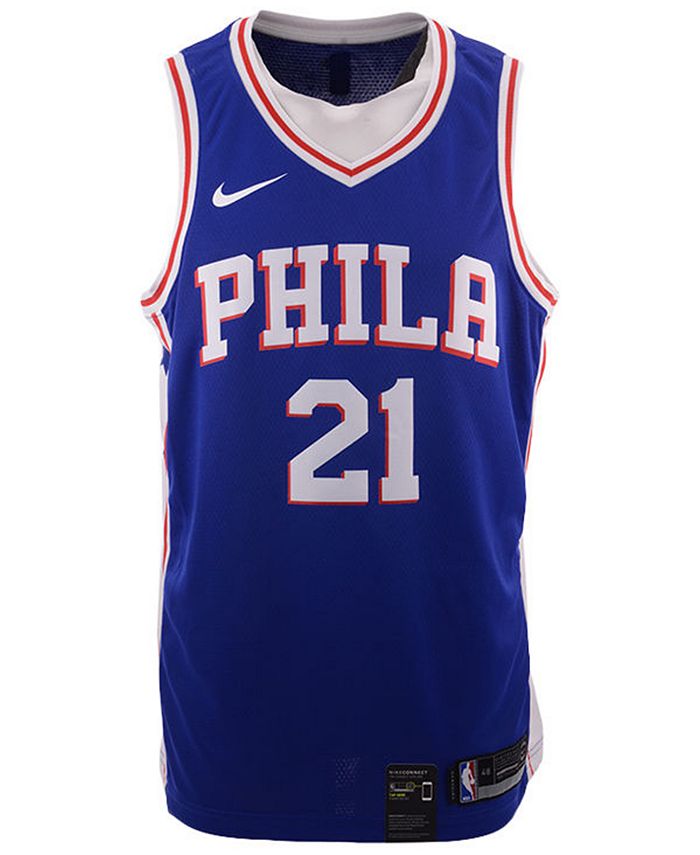 Philadelphia 76ers Icon Edition Men's Nike Dri-FIT NBA Swingman Shorts.  Nike CA