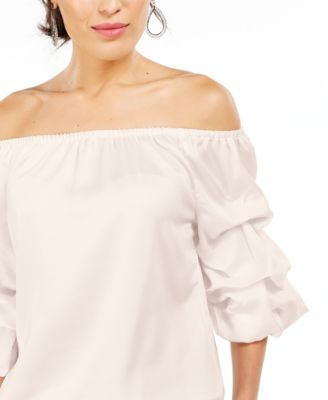 Off-The-Shoulder Puff Sleeve Top