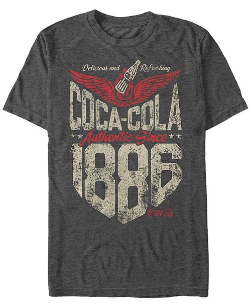 Fifth Sun Men S Authentic Since 1886 Wing Logo Short Sleeve T