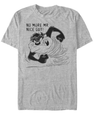 Fifth Sun Looney Tunes Men's Tasmanian Devil Taz No More Mr Nice Guy Short Sleeve T-Shirt