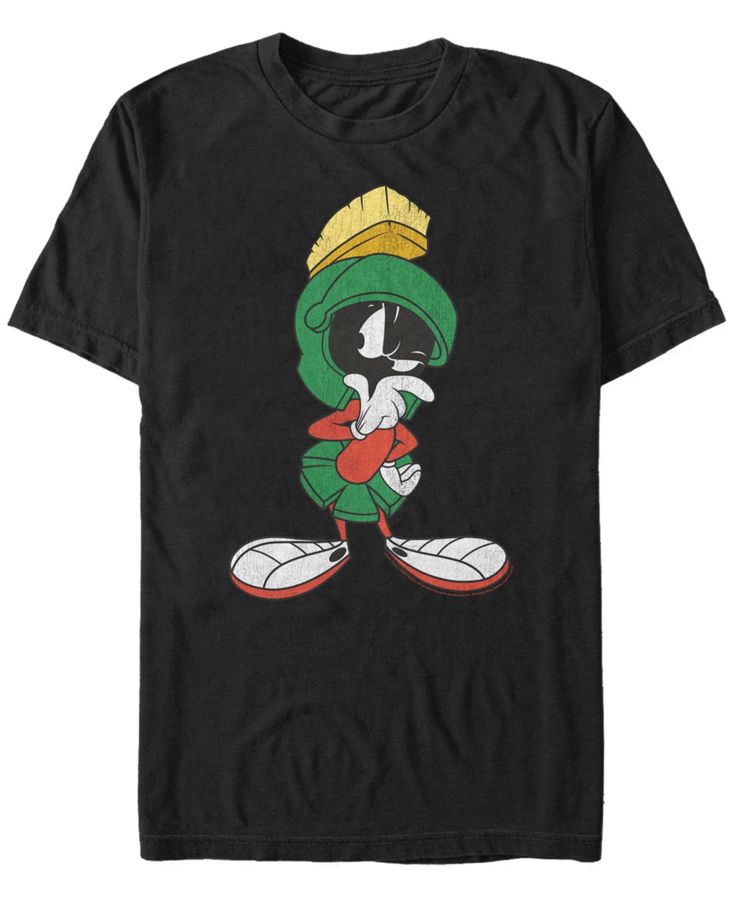 Looney Tunes Men's Marvin The Martian Thinking Short Sleeve T-Shirt