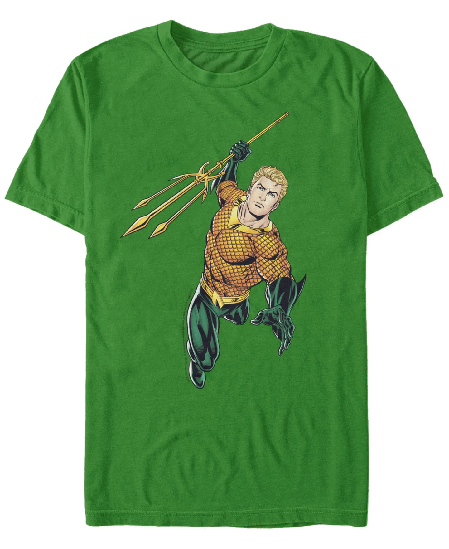 Мужская футболка Fifth Sun DC Aquaman Trident Action Pose Short Sleeve — фото 1
