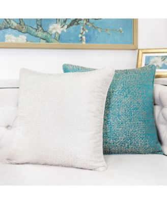 Chloe Jacquard Plaid Decorative Pillow, 20" x 20"