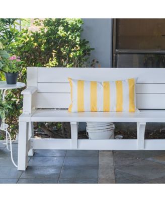 Olivia Stripe Indoor/Outdoor Decorative Pillow, 12" x 20"