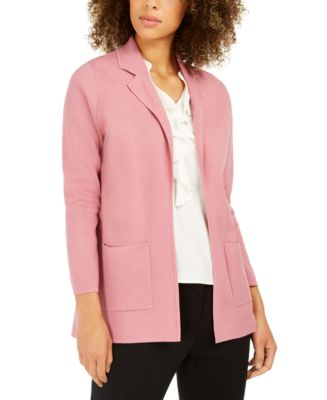 Nine West Kiss Front Cardigan Sweater Blazer Macy s