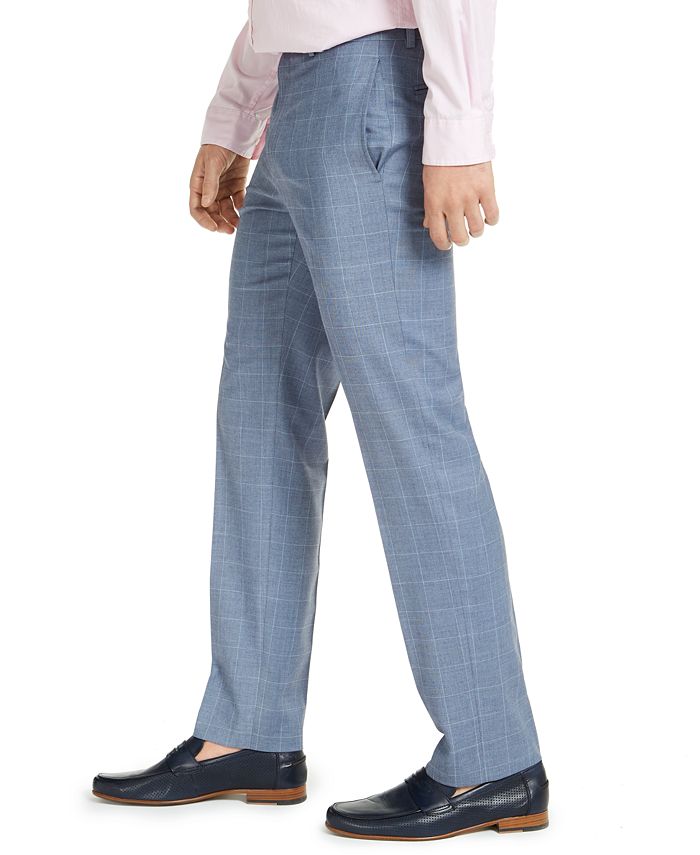 Ralph Lauren Men's UltraFlex Classic Fit Chambray Pants Blue Size 46X32
