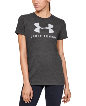 UNDER ARMOUR WOMEN'S GRAPHIC SPORTSTYLE CLASSIC CREW
