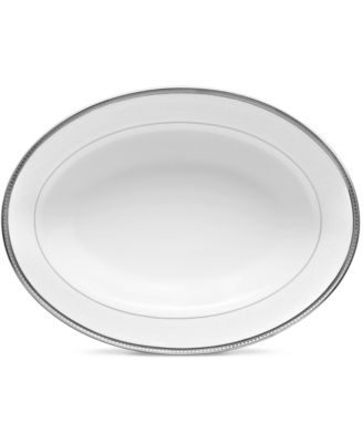 Regina Platinum Oval Vegetable Bowl, 9.75", 32 oz.