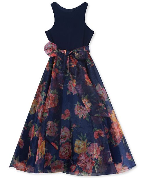 Rare Editions Big Girls Floral Organza Maxi Dress Reviews All