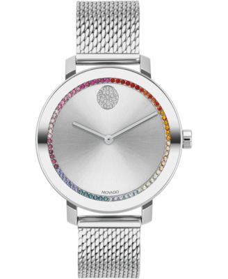 movado women's swiss bold diamond