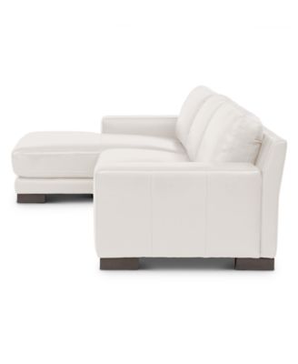 CLOSEOUT! Darrium 2-Pc. Leather Sofa with Chaise, Created for Macy's