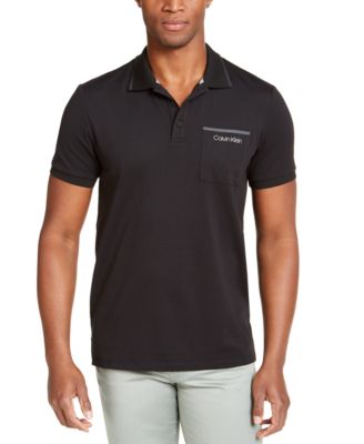 Calvin Klein - Men's Move 365 Moisture-Wicking Stretch Tipped Polo Shirt