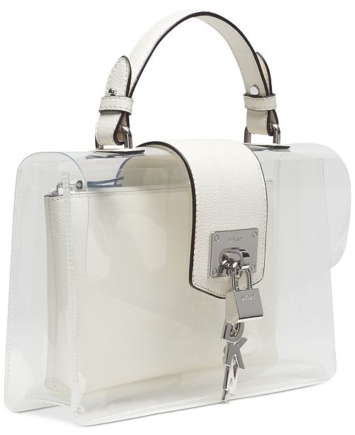 DKNY Elissa Flap Clear Shoulder Bag, Created for Macy's & Reviews