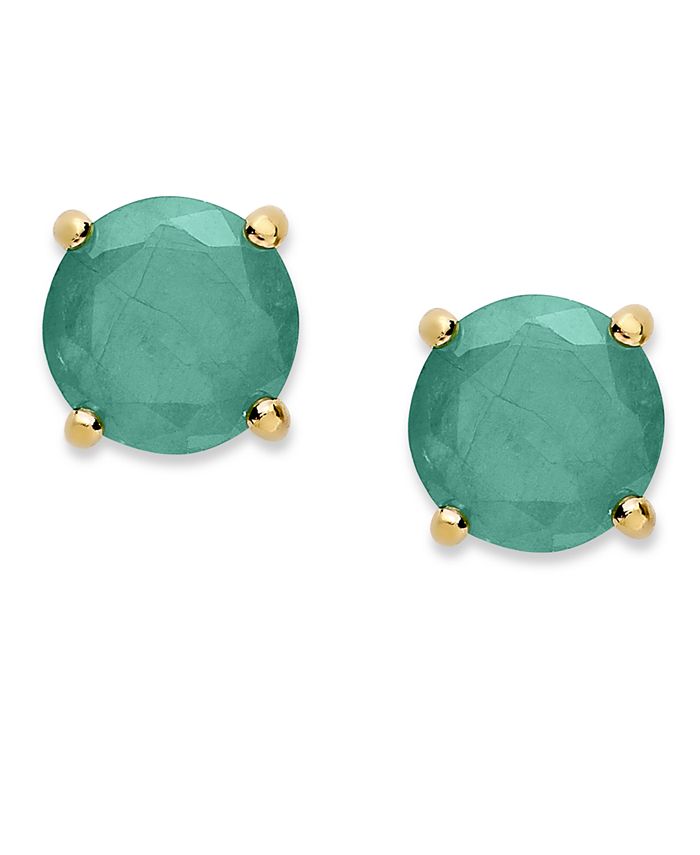 Macy's shop emerald earrings