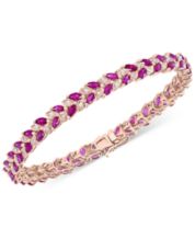 Rose gold hotsell ruby bracelet