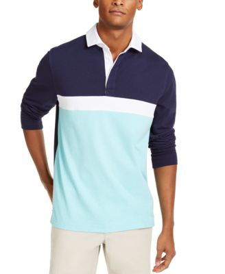 macy's men's long sleeve polo shirts