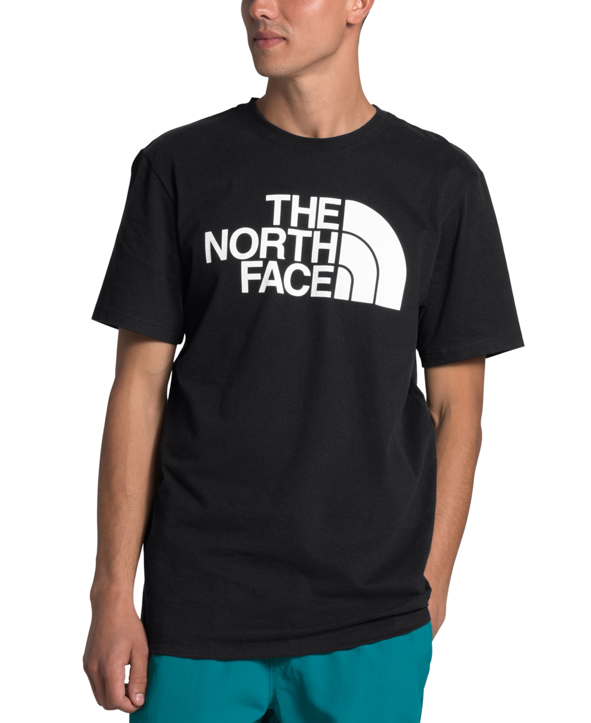 The North Face Men's Half-dome Logo T-shirt In Tnf Black