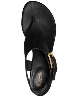 michael michael kors london thong block heel sandals