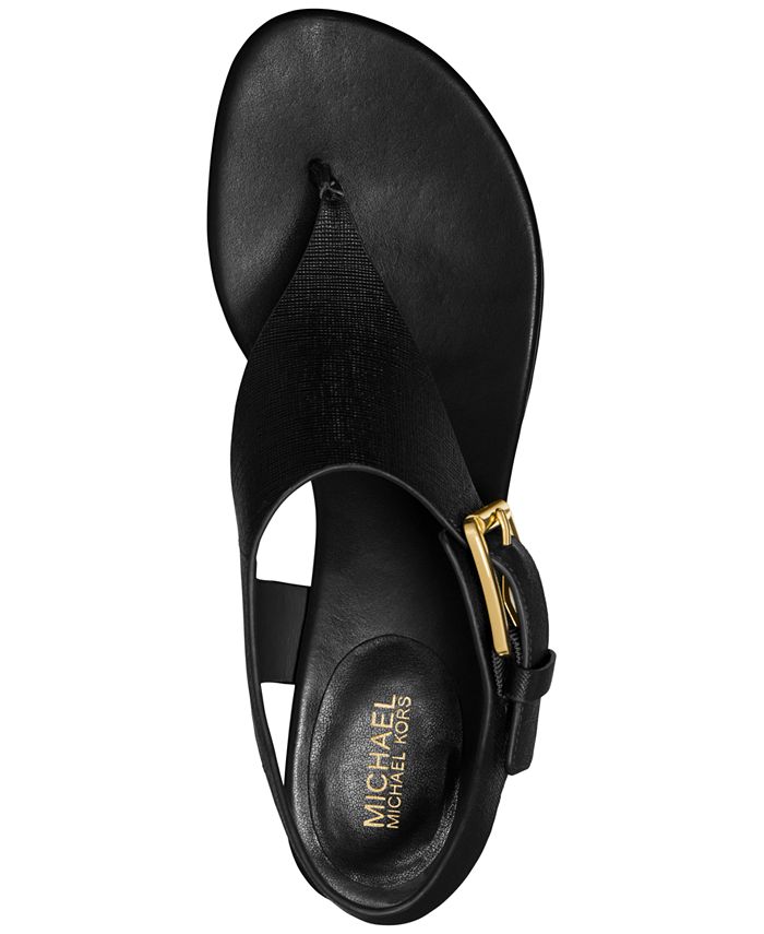 michael kors london thong block heel