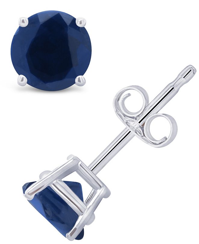 macy's black sapphire earrings