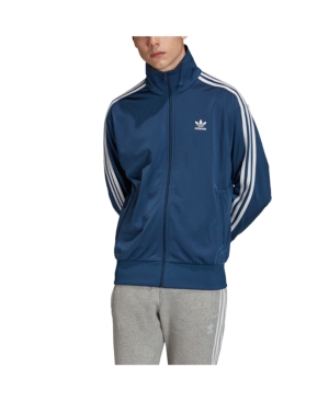 Adidas Originals Adicolor Firebird Zipped Sweatshirt In Night Marine