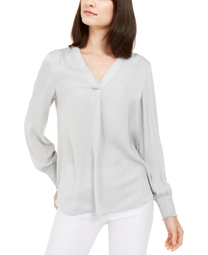 image of Alfani V-Neck Top, Created for Macy-s