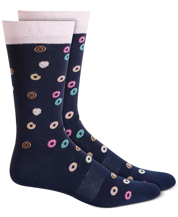 Bar III Men's Doughnut Socks, Created for Macy's Macy's