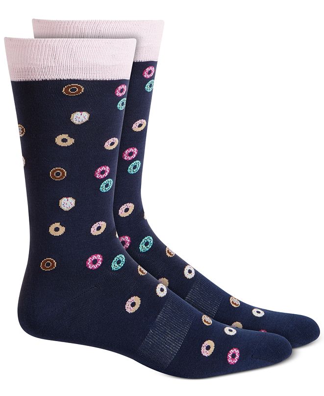 Bar III Men's Doughnut Socks, Created for Macy's & Reviews Underwear