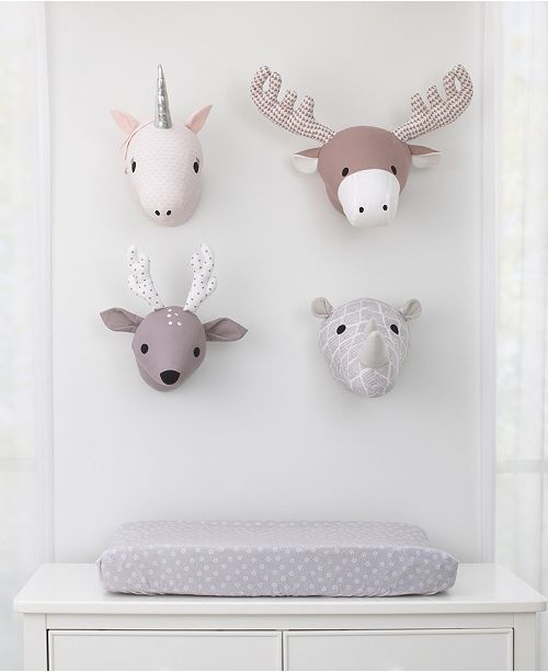 Nojo Plush Animal Head Wall Decor Reviews Home Macy S