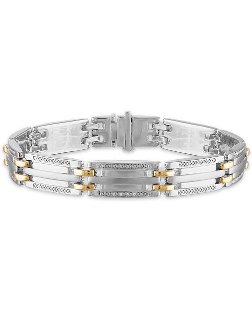 Macy's men's bracelets gold clearance