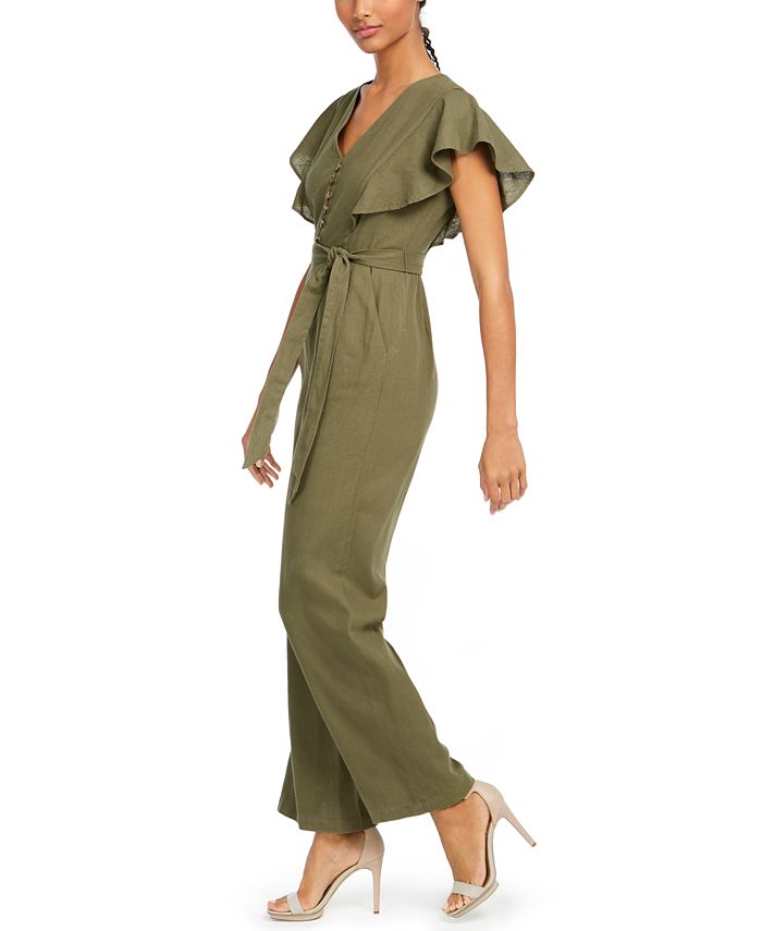 calvin klein green jumpsuit