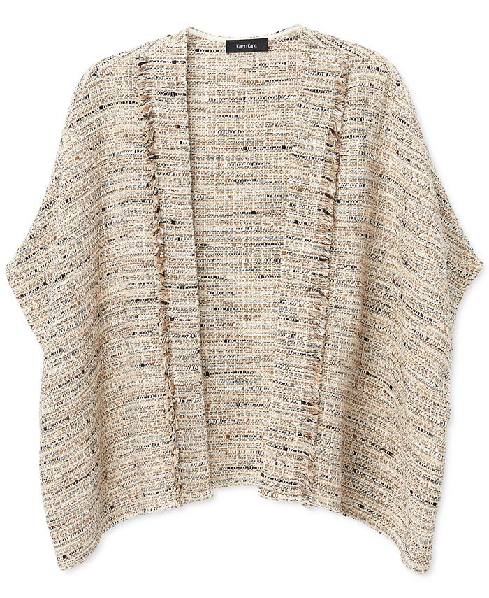 Karen Kane Tweed Kimono Jacket - Macy's