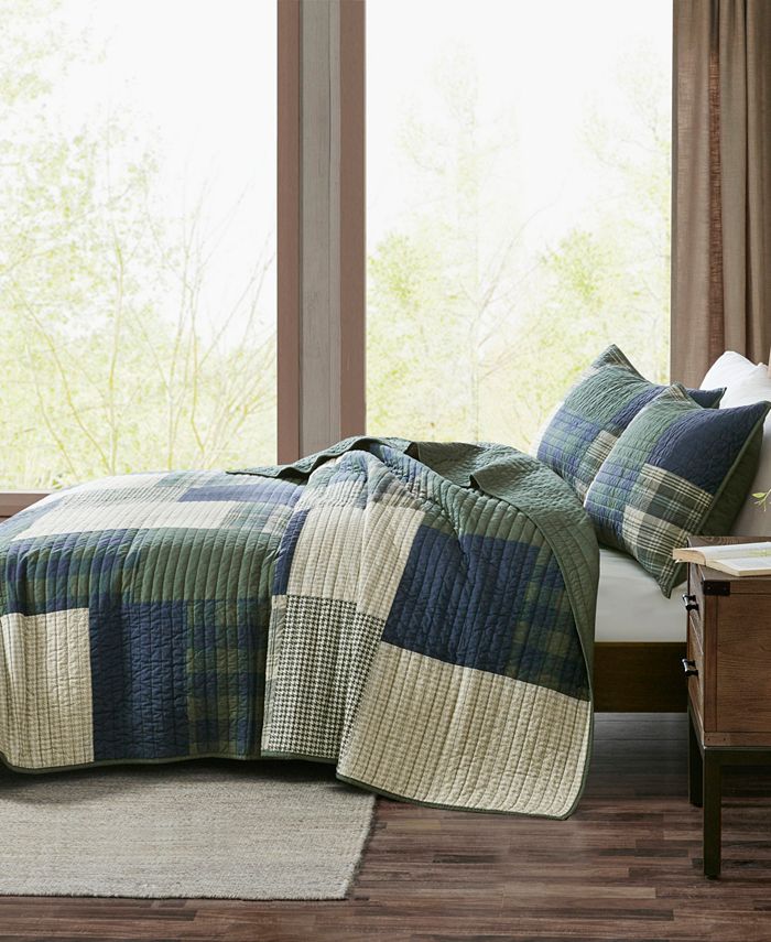 Woolrich Mill Creek 3 Piece King/California King Oversized Cotton Quilt