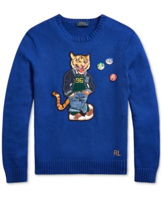 Polo Ralph Lauren Men's Polo Tiger Sweater - Macy's