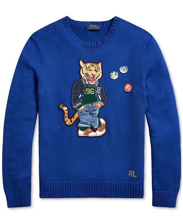 ralph lauren tiger sweatshirt