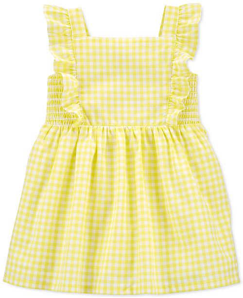 Carter S Baby Girls Cotton Gingham Dress Reviews All Girls