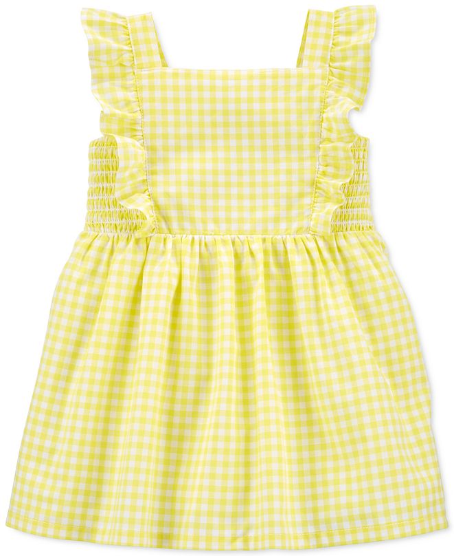 Carter's Baby Girls Cotton Gingham Dress & Reviews - All Girls' Dresses ...