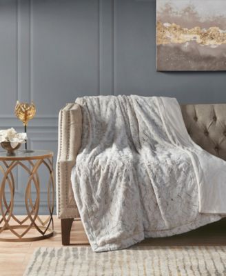 Zuri Faux-Fur Throw, 60" x 70"