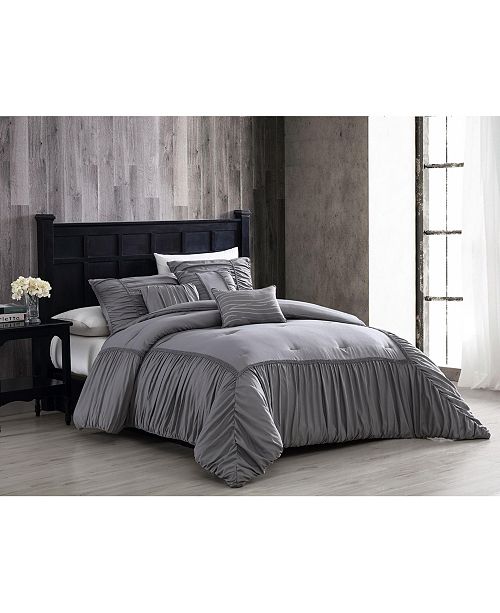 Geneva Home Fashion Zurich Elastic Hotel 6pc Queen Size Comforter