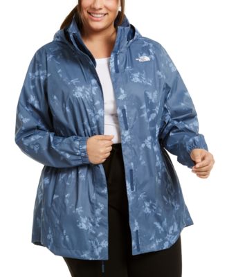 plus size north face rain jacket