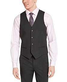 Men's Slim-Fit Stretch Solid Suit Vest, Created for Macy's 