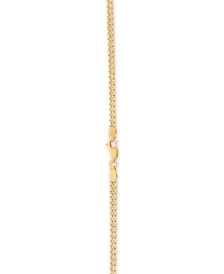 Lightweight Miami Cuban Link 22" Chain Necklace (3mm) in 14k Gold