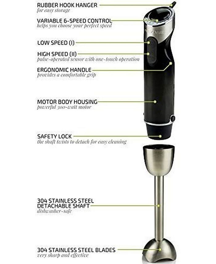 OVENTE MultiPurpose Immersion Hand Blender Macy's
